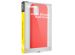 Accezz Coque Liquid Silicone Samsung Galaxy S22 Plus - Rouge