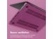 iMoshion Coque rigide MacBook Pro 16 pouces (2021) / Pro 16 pouces (2023) M3 chip - A2485 / A2780 / A2919 - Bordeaux