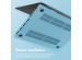 iMoshion Coque rigide MacBook Air 13 pouces (2022) / Air 13 pouces (2024) M3 chip - A2681 / A3113 - Soft Blue