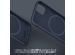 Accezz Coque Liquid Silicone avec MagSafe iPhone 13 - Bleu foncé