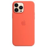 Apple Coque en silicone MagSafe iPhone 13 Pro Max - Nectarine