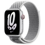 Apple Nike Sport Loop bracelet Apple Watch Series 1-9 / SE / Ultra (2) - 42/44/45/49 mm - Summit White / Black