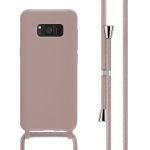 iMoshion Coque en silicone avec cordon Samsung Galaxy S8 - Sand Pink