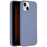 Accezz Coque Liquid Silicone iPhone 15 Plus - Lavender Grey