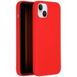 Accezz Coque Liquid Silicone iPhone 15 Plus - Rouge