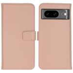 Selencia Étui de téléphone portefeuille en cuir véritable Google Pixel 8 - Dusty Pink