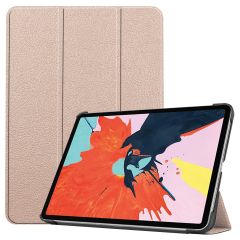 iMoshion Coque tablette Trifold iPad Air 11 pouces (2024) M2 / Air 5 (2022) / Air 4 (2020) - Dorée