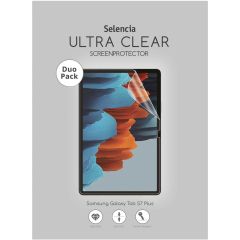 Selencia Protection d'écran Duo Pack Ultra Clear Samsung Galaxy Tab S9 FE Plus / Tab S9 Plus / S8 Plus / S7 Plus / Tab S7 FE 5G