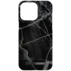 iDeal of Sweden Coque Fashion MagSafe iPhone 15 Pro Max - Black Thunder Marble