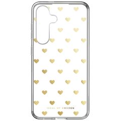 iDeal of Sweden Coque Clear Samsung Galaxy S24 - Golden Hearts