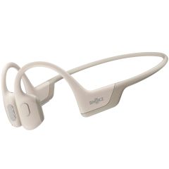 Shokz OpenRun Pro - Écouteurs sans fil Open-Ear - Conduction osseuse - Beige