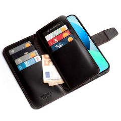 Wachikopa Étui de téléphone portefeuille Multi Wallet iPhone 13 - Dark Brown