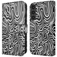 iMoshion Étui de téléphone portefeuille Design Samsung Galaxy S23 FE - Black And White