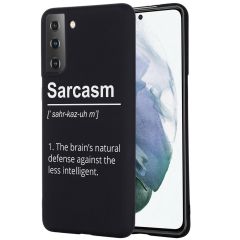iMoshion Coque Design Samsung Galaxy S21 FE - Sarcasm