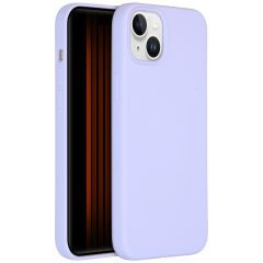 Accezz Coque Liquid Silicone iPhone 15 Plus - Violet
