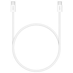 iMoshion Câble USB-C vers USB-C - Tressé - 1 mètre - Blanc