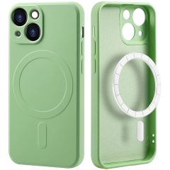 iMoshion Coque Couleur avec MagSafe iPhone 13 Mini - Vert