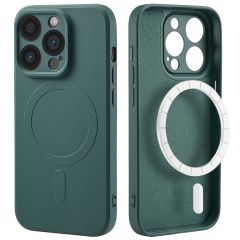 iMoshion Coque Couleur avec MagSafe iPhone 14 Pro - Vert foncé
