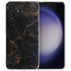 iMoshion Coque Design Samsung Galaxy S24 - Black Marble