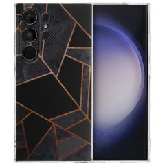 iMoshion Coque Design Samsung Galaxy S24 Ultra - Black Graphic