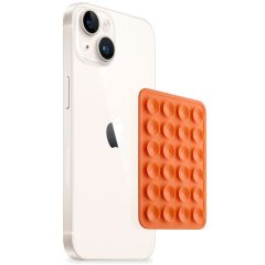 Selencia Pack de 2 Supports de téléphone à ventouse - Orange