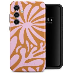 Selencia Coque arrière Vivid Samsung Galaxy A35 - Modern Bloom Pink