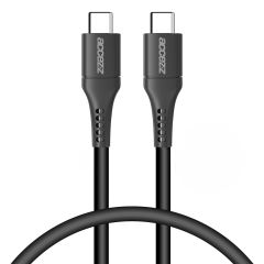 Accezz Câble USB-C vers USB-C Samsung Galaxy S22 Ultra - 0,2 mètres - Noir