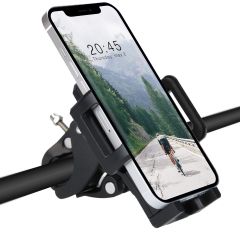 Accezz Support de téléphone pour vélo iPhone 15 Plus - Réglable - Universel - Noir