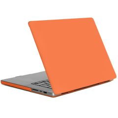 iMoshion Coque rigide MacBook Pro 14 pouces (2021) / Pro 14 pouces (2023) M3 chip - A2442 / A2779 / A2918 - Apricot Crush Orange