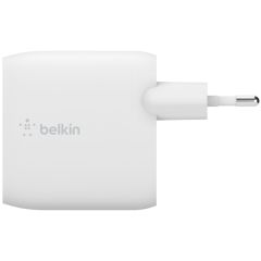 Belkin Boost↑Charge™ Dual USB Wall Charger iPhone 11 Pro + câble Lightning - 24W - Blanc