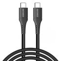 Accezz Câble USB-C vers USB-C Samsung Galaxy A52s - 2 mètres - Noir
