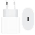 Apple Adaptateur secteur USB-C original iPhone 12 Pro Max - Chargeur - Connexion USB-C - 20W - Blanc