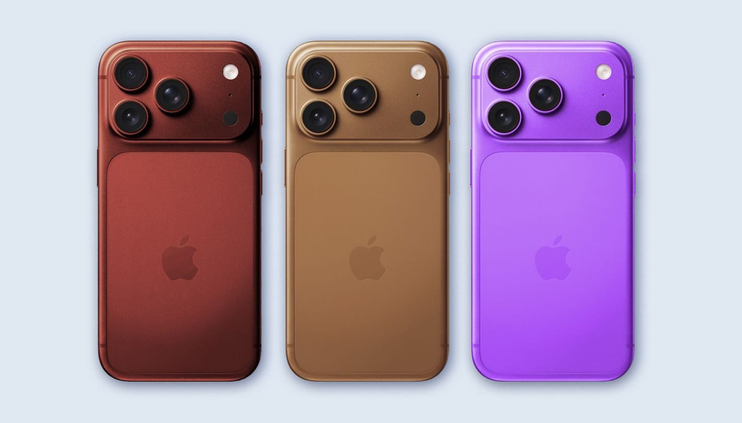 Les nouvelles couleurs de l'iPhone 18 Pro d'Apple